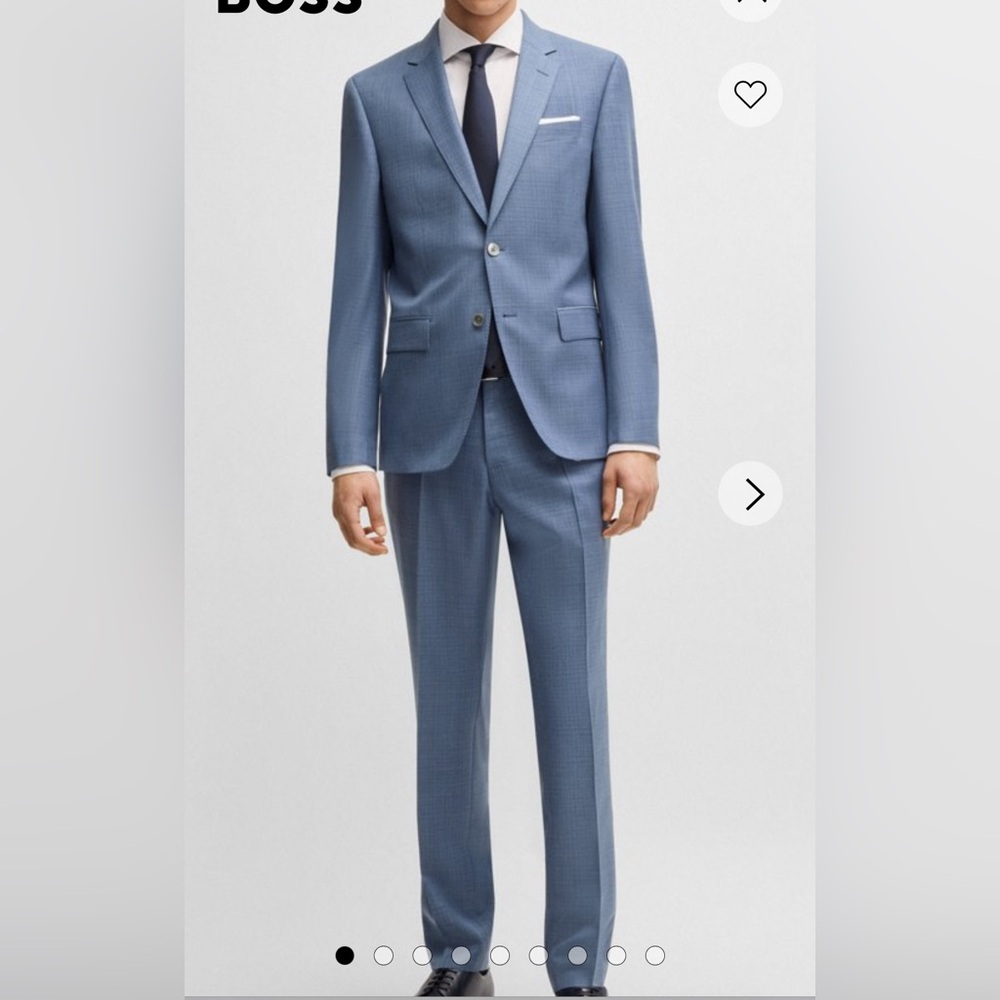 Hugo Boss Blue Suit Modern Fit